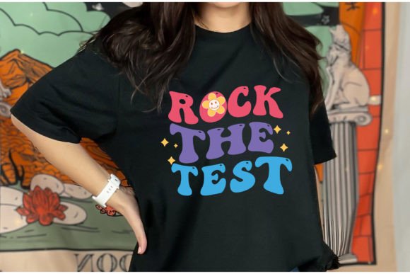 Rock the Test Svg, Teacher Shirt Png: A Versatile Graphic for Crafts and Creative Projects
