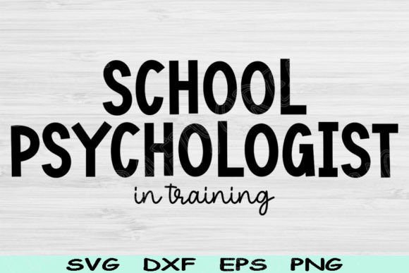School Psychologist SVG in Training for Crafts and Graphics