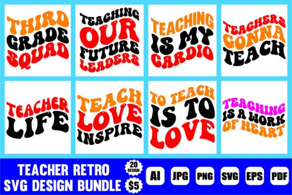 Teacher Retro SVG Design Bundle Review: A Nostalgic Embroidery Asset
