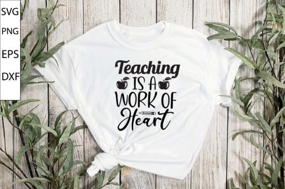 Teaching is a Work of Heart SVG Design Review